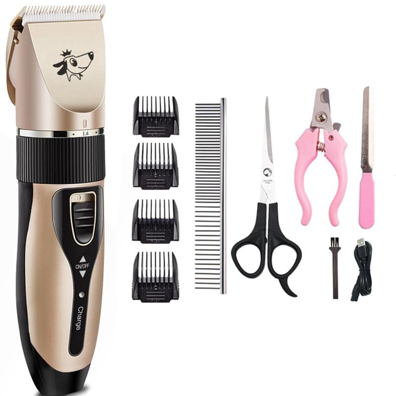 Buy USB Rechargeable Pet Hairdressers Tool Low Noise Cordless Dog Hair