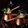 Turkish Coffee Pot Hand Hammered Copper Drip Coffee Maker Milk Thermos Cup Mocha Pot Brass Handle Coffee Accessories