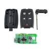 For Land Rover Freelander 2 2007-2015 5 Button Remote Smart Key Fob Case Shell 433MHz With Circuit Board Battery Car Key Replacement Accessories