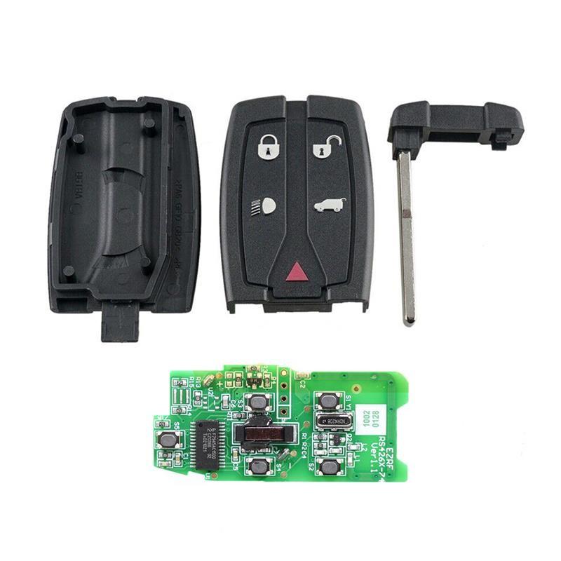 For Land Rover Freelander 2 2007-2015 5 Button Remote Smart Key Fob Case Shell 433MHz With Circuit Board Battery Car Key Replacement Accessories