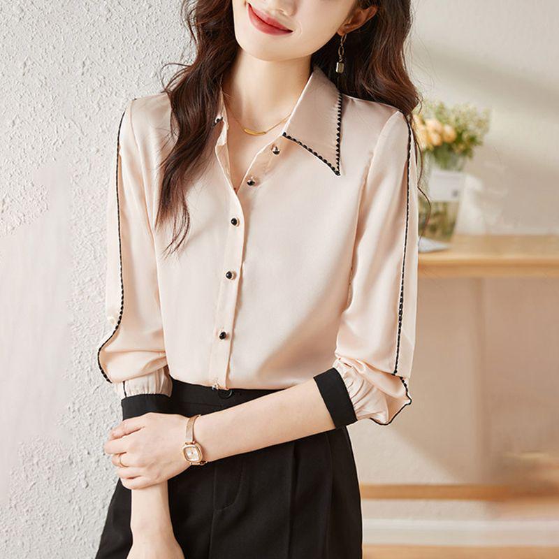

Spring 2024 Chic Women s High-End Age-Defying Chiffon Blouse XL
