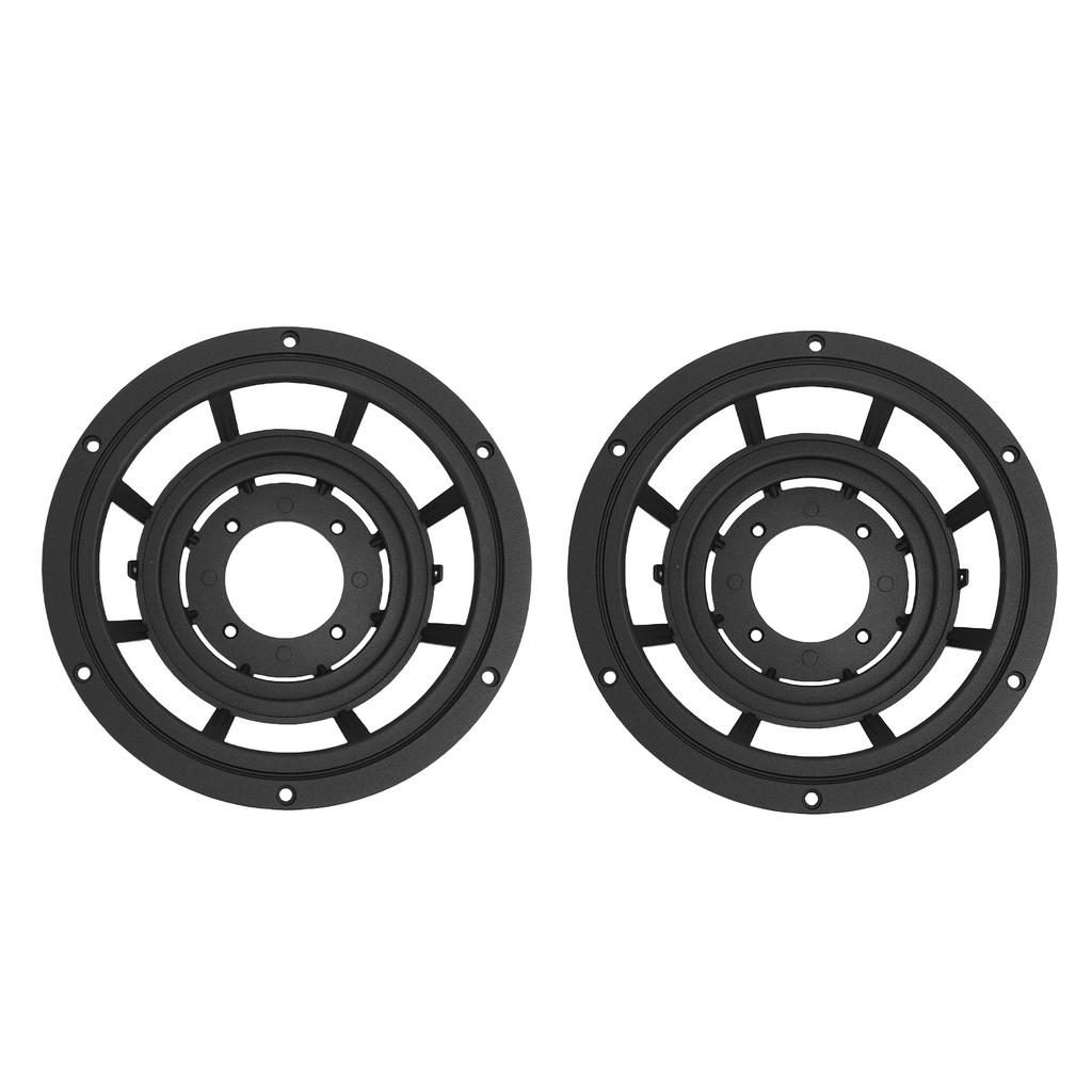 2 Stück Lautsprecher-Körbe Woofer-Rahmen Gussaluminium Lautsprecher-Körbe DIY-Teile für Subwoofer PA DJ-Lautsprecher Außen
