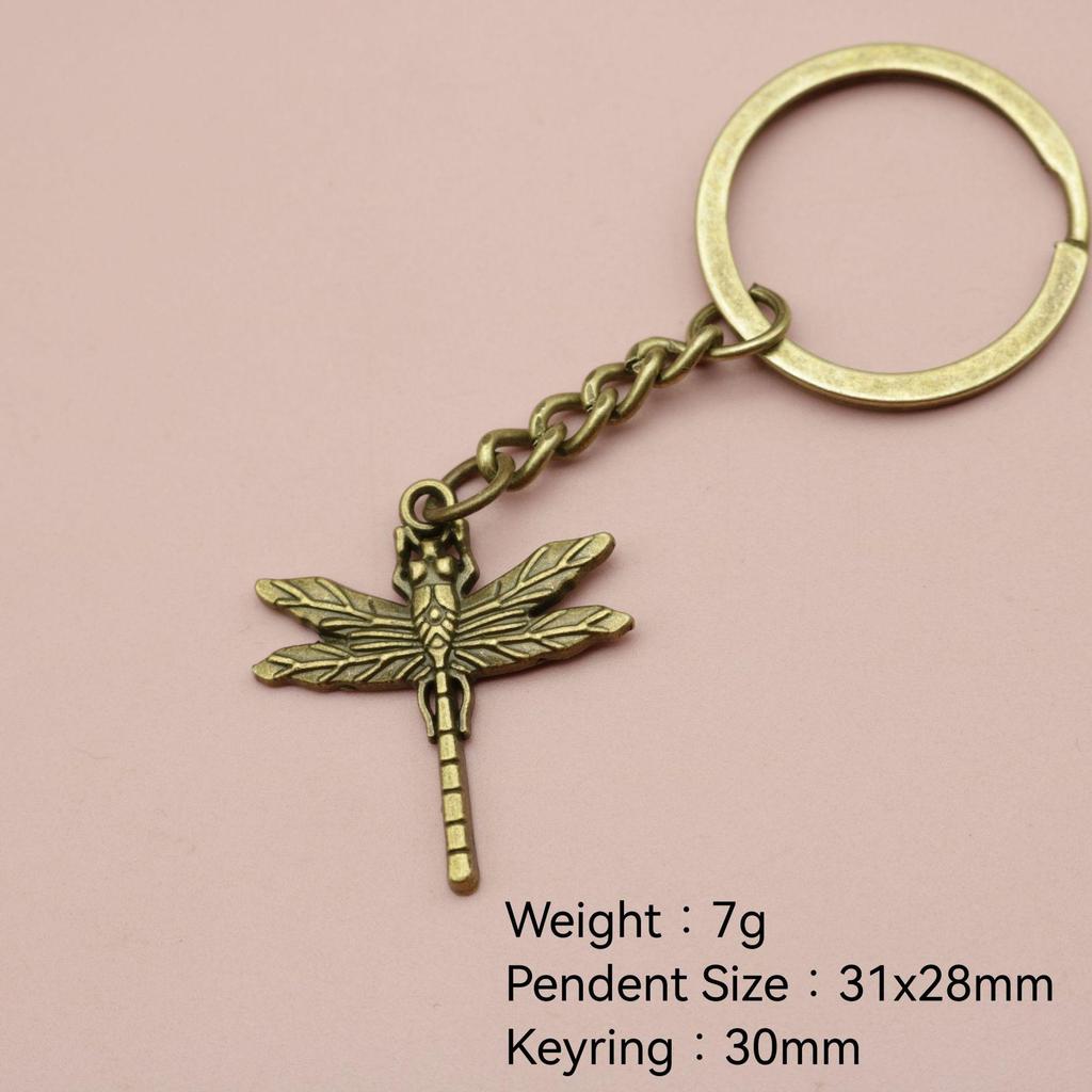 Xiyin Simple Dragonfly Keychain Pendant
