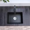 TLXT Black Quartz Undermount Kitchen Sink