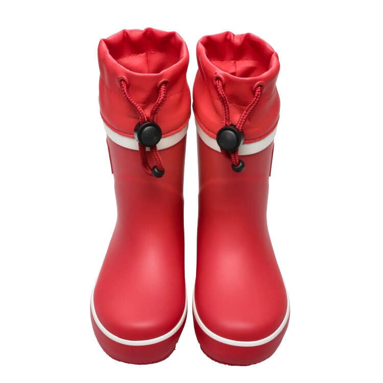 Kids Foret Rubber Rain Red Boots,