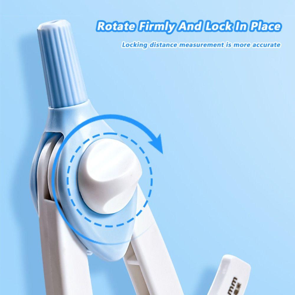Press Type Students Compass 1-13cm Diameter Drawing Circles Tool Students Use