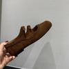 Cowhide version brown retro square head Mary Jane shoes women's 2025 new Korean version French shallow mouth single shoes women's shoes
