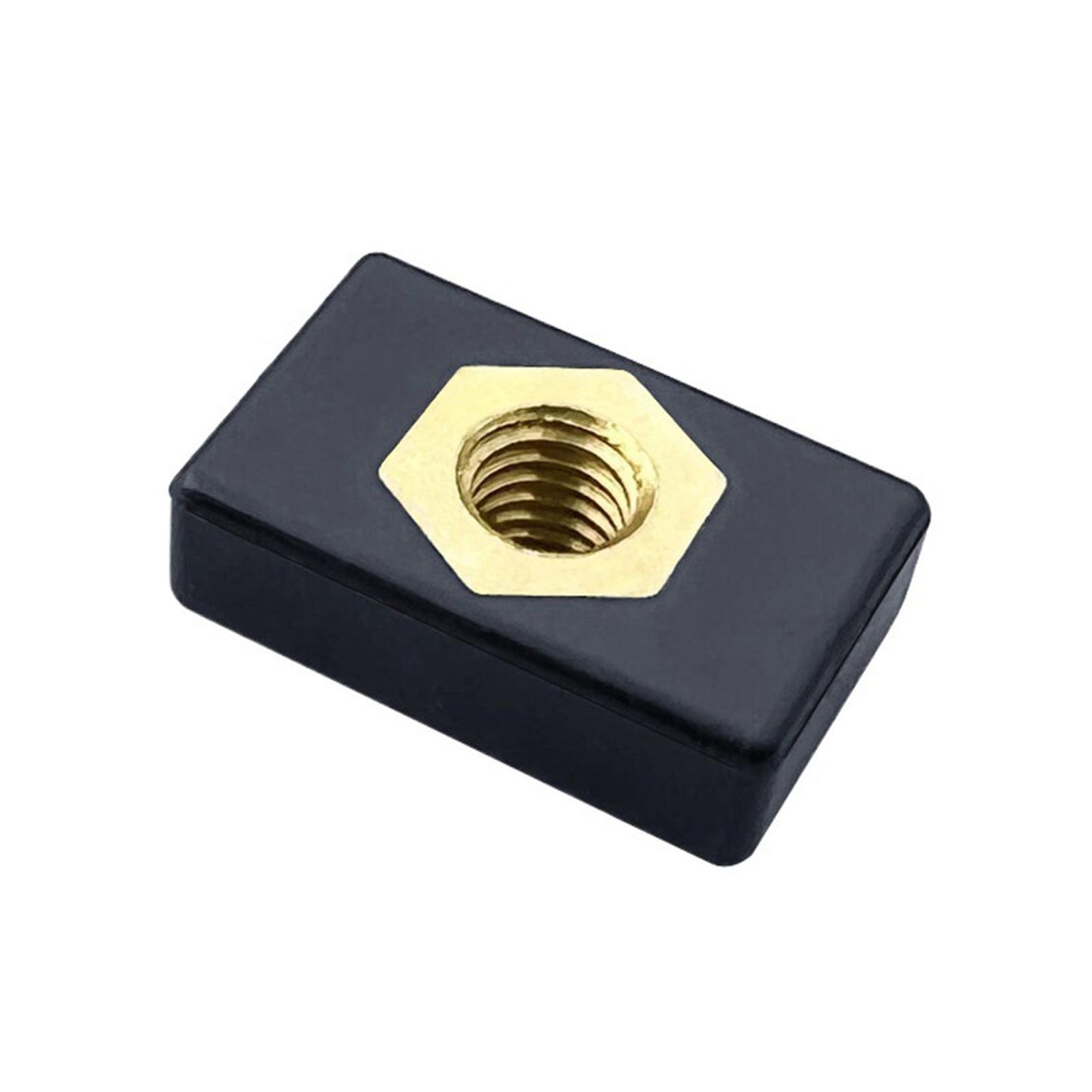 

6 мм медная скользящая гайка для лодочных рельсов, медная гайка для рельсов для каяков, держатель для удочки, монтажная гайка для основания, прочная 1