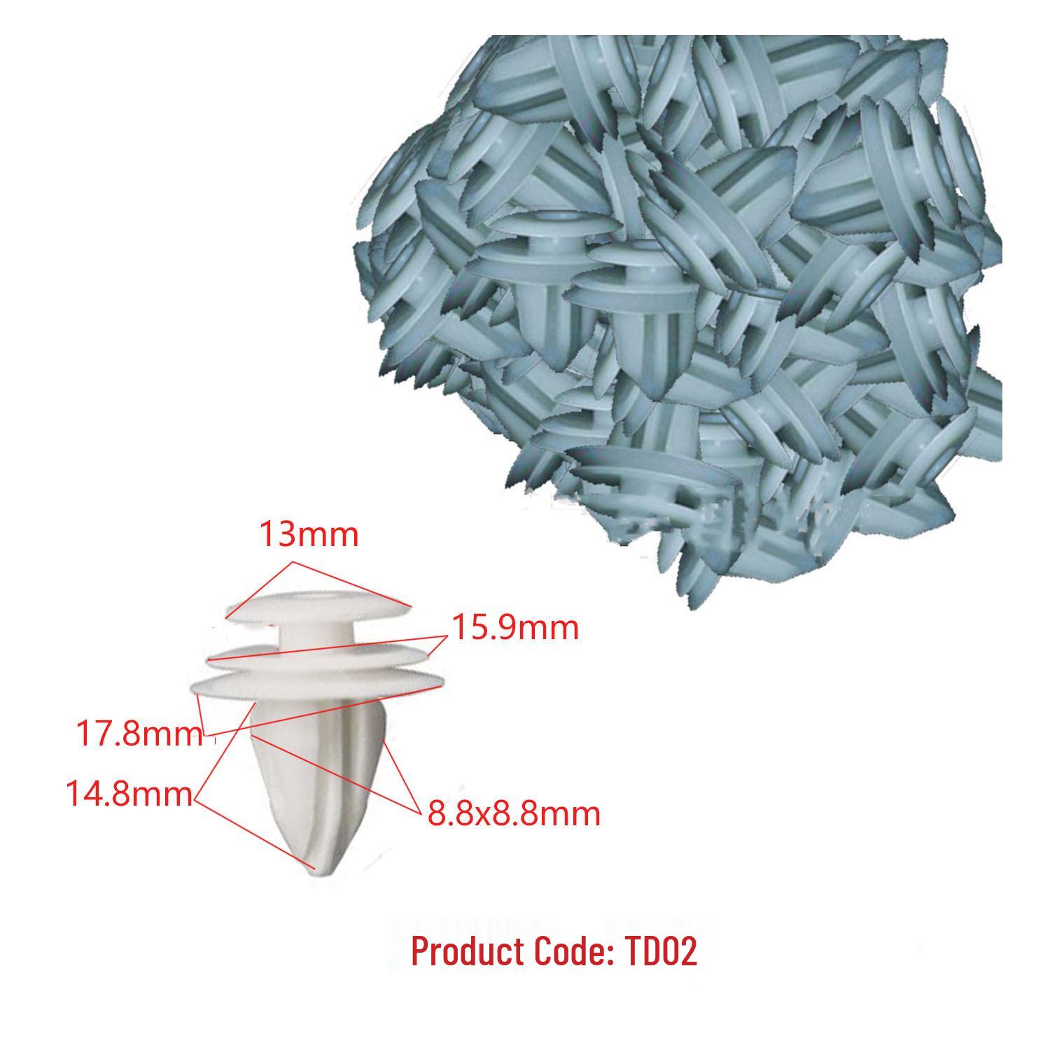 

Huazun Car Trim Panel Door Clip Set: Compatible with FRV/FJ CROSS/FSV Models 10000 Pieces