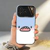 Cute and funny cartoon shark Phone Case For iPhone17,16,15,14,13,12,11,Pro,MAX White Matte Shockproof Cover