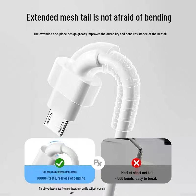 6A Fast Charge Android Data Cable for Huawei, Vivo, Xiaomi, Oppo - Micro USB