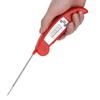 Rotes Klapp-Lebensmittelthermometer Tragbares Hochgenaues LCD Digitales Kochtemperaturmessgerät