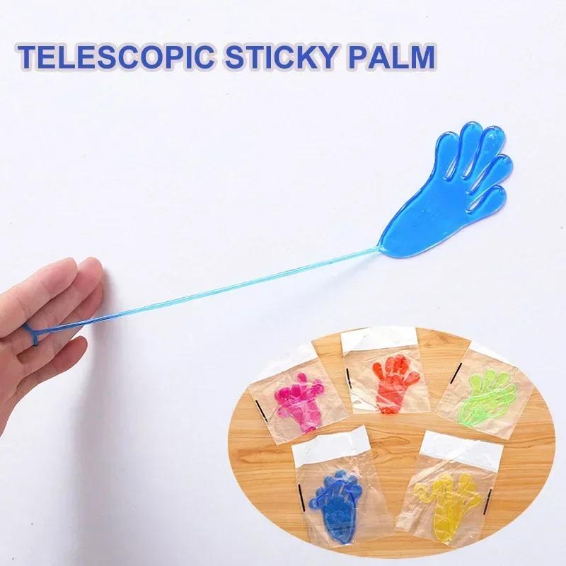 30 Pcs Kids Funny Sticky Hands Toy Palm Elastic Sticky Squishy Slap Palm Toy Kids Novelty Gift Party Favors Supplies