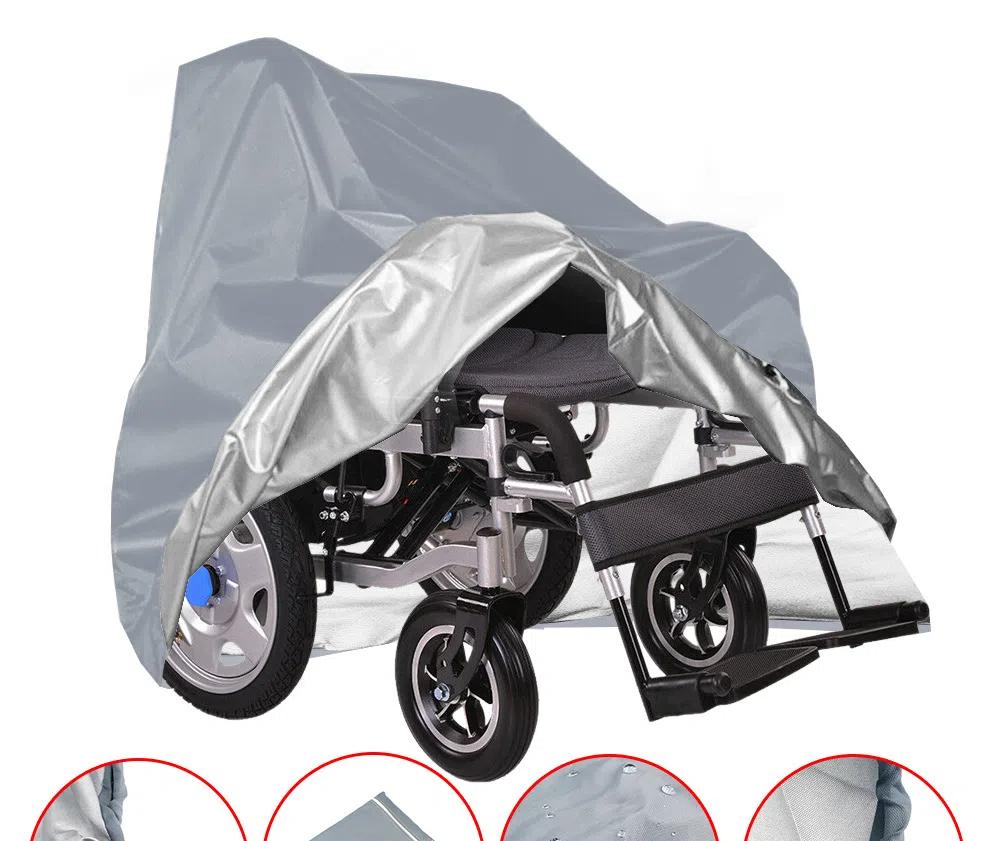 Elderly Mobility Scooter Electric Wheelchair Dust Cover 210 Oxford Cloth Outdoor Waterproof Cover Sunscreen Cover