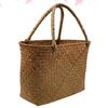 Handmade Woven Flower Basket S Size Sturdy Seagrass Storage Basket for Plant Pot Cover Laundry Picnic Market Bag