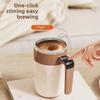 Digital Display Automatic Stirring Cup Rechargeable Magnetic Stirring Self Stirring Coffee Mug 400ML With Lid Heating Mixer Cup