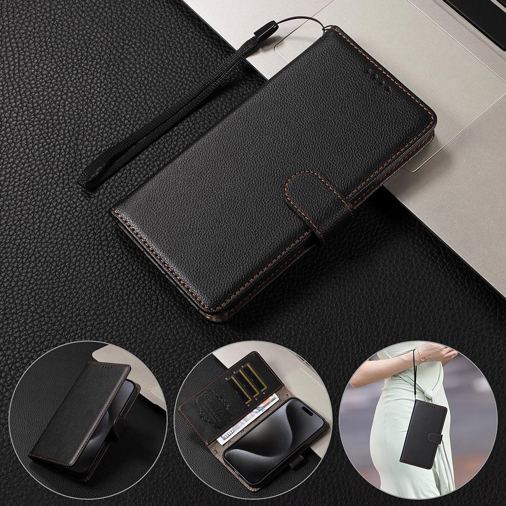 Leather RFID Protect Cover For Google Pixel 8 9 10 Pro XL 8A 9A Stand Flip Phone Wallet Case With Card Holder