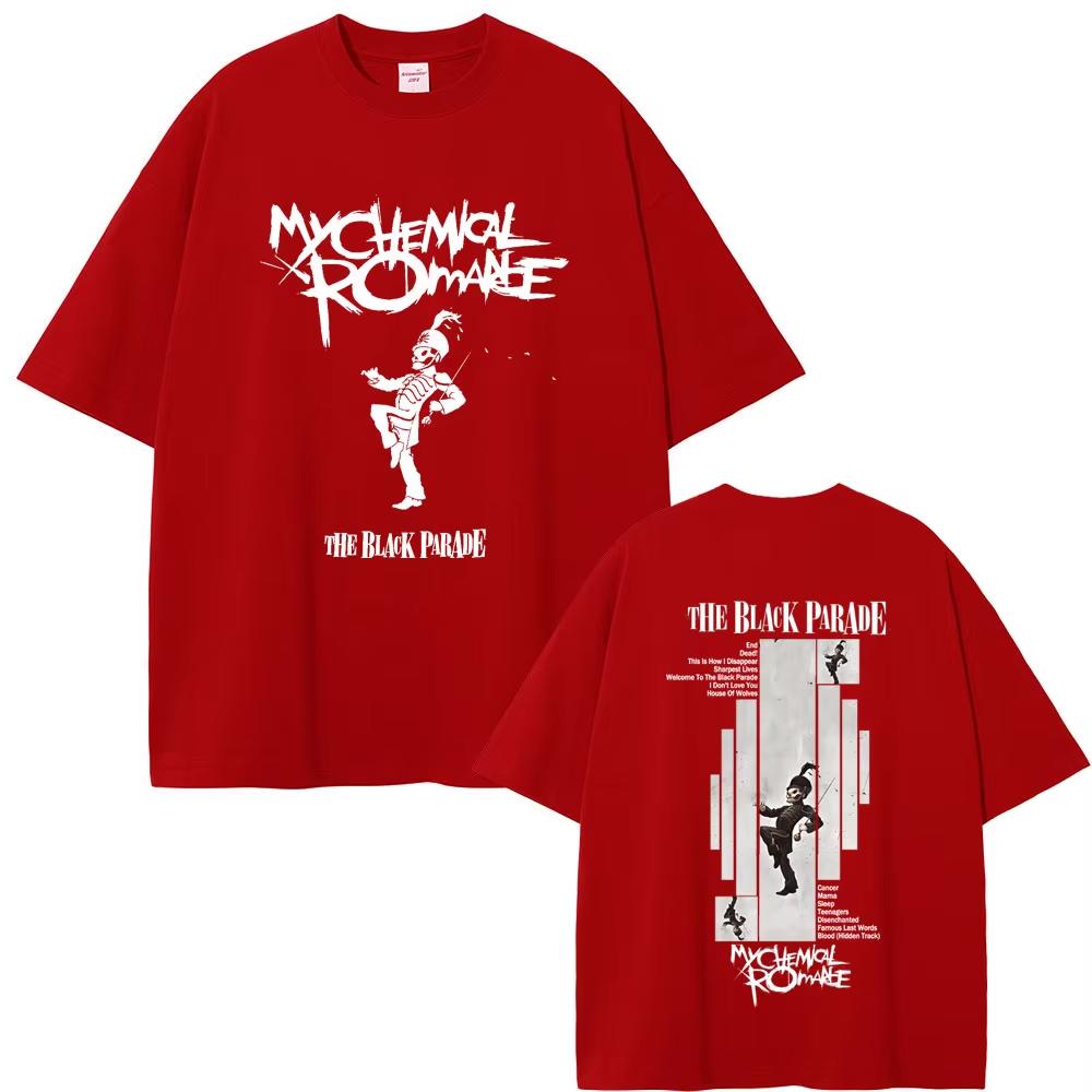 

My Chemical Romance The Black Parade Album Graphic T Shirts Men Women Punk Emo Rock T-shirts Short Sleeve 3XL