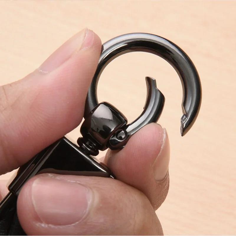 Breloc carouri din piele PU de lux, 5 culori, femei, bărbați, accesorii pentru lanț-chei, breloc mașină, stil minimalist, suport pentru chei, cadou