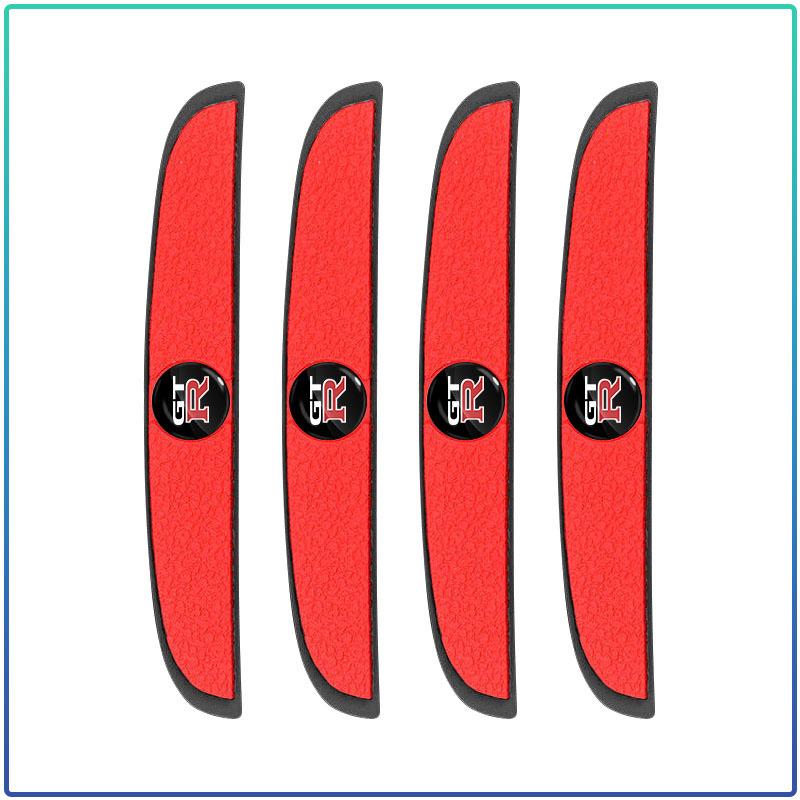 4pcs Car Door Edge Anti Scratch Collision Protection Strip Stickers For Nismo Nissan Almera Tiida Juke Teana Qashqai 350Z 370Z