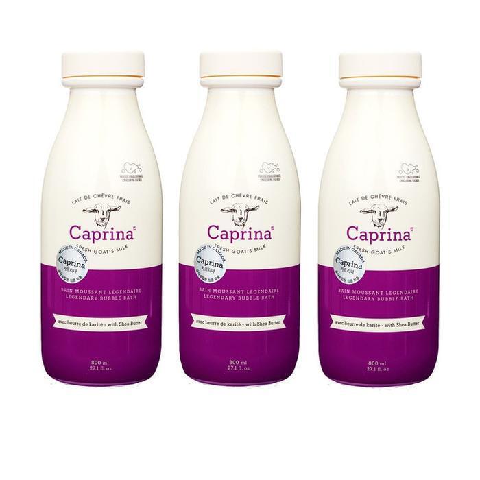 Caprina Goat Milk Bubble Bath (Shea Butter Scent) 800ml X 3 2508 (40255517)