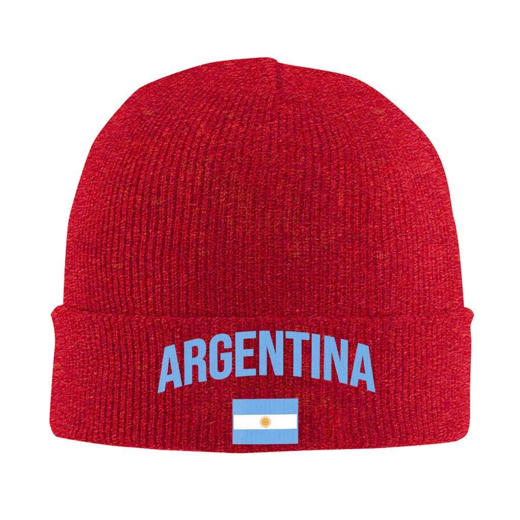 Argentina Argentinian Flag Knitted Hat for Women Unisex Beanies Winter Hat Warm Cap