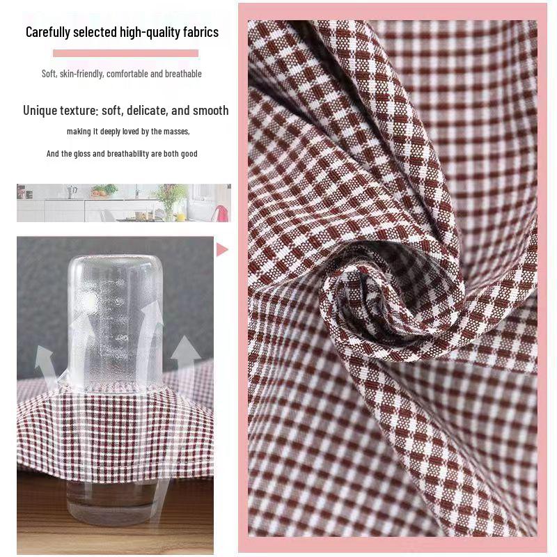 Stylish Cotton Long-Sleeve Coveralls - Autumn/Winter Kitchen & Home Cooking Apron for Adults