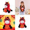 Creative Money Bag Red Horse Plush Toy Doll For Home Decor And Party Gifts