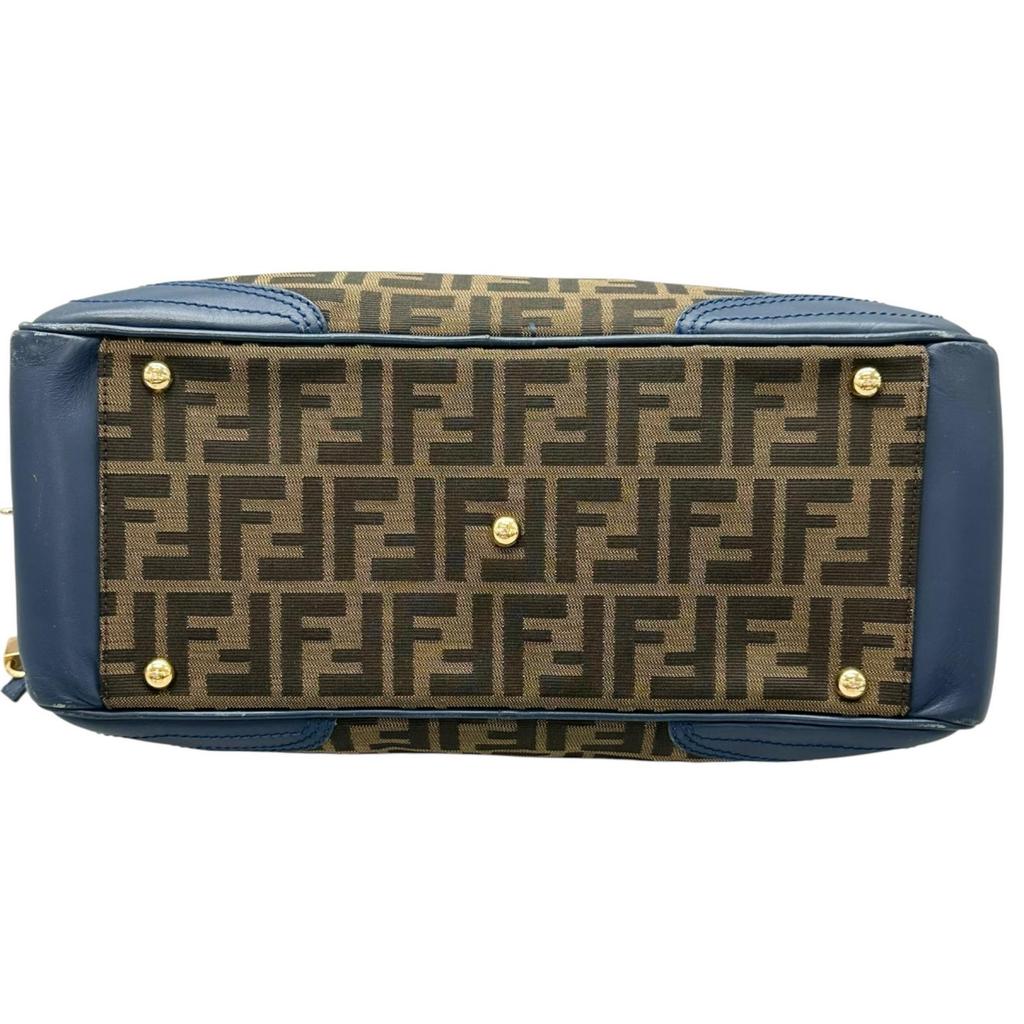 FENDI Zucca 8BN069 Handbag Brown Women used