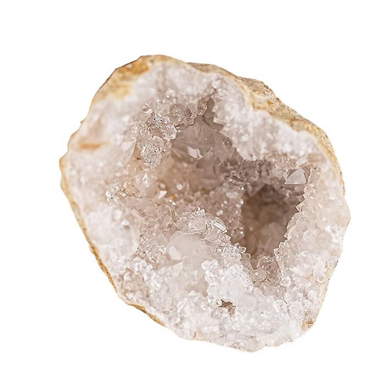 1 Stück Büro-Ornament Anhänger Natürliche Kristall Geode/Höhle Geschenke Für Kinder Schreibtischdekoration Roher Rohstein Mineralienprobe