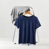 Women's Short Sleeve T-Shirt Crew Neck Lyocell Wool Acetate Blend Solid Color Elegant Commuter Casual Basic Top