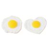 Simulation Fried Egg Squeeze Toy Anti-anxiety Fake Poached Egg Model Realistic Simulated Food Toy DIY Decoration Ornament Party Favors