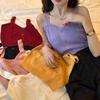 Knit Camisole with Hollow Design – Versatile Sleeveless Top for Women