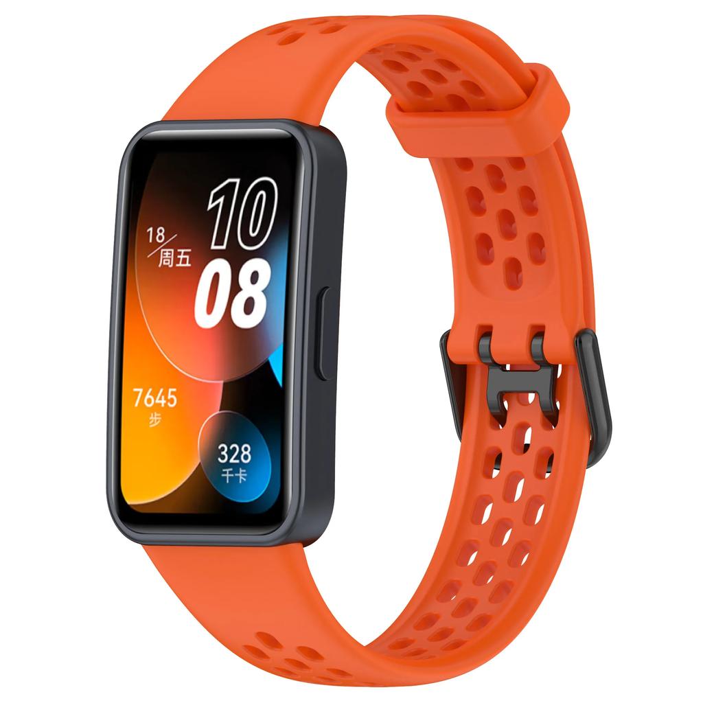 Classic 1pc Ventilated Silicone Sports Leisure Watch Band for HUAWEI Band 8 Smartwatch Accessories Wristbands