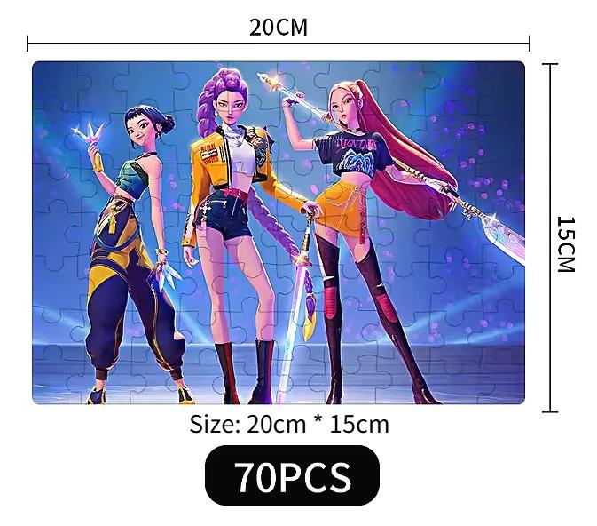 El Yapımı Ahşap Yapboz 20cm x 15cm | Her Yaş İçin Eşsiz Hediye, Şık Ev veya Ofis Dekorasyonu