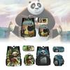 Cute And Functional Kung Fu Panda School Bag Set With Waterproof Material