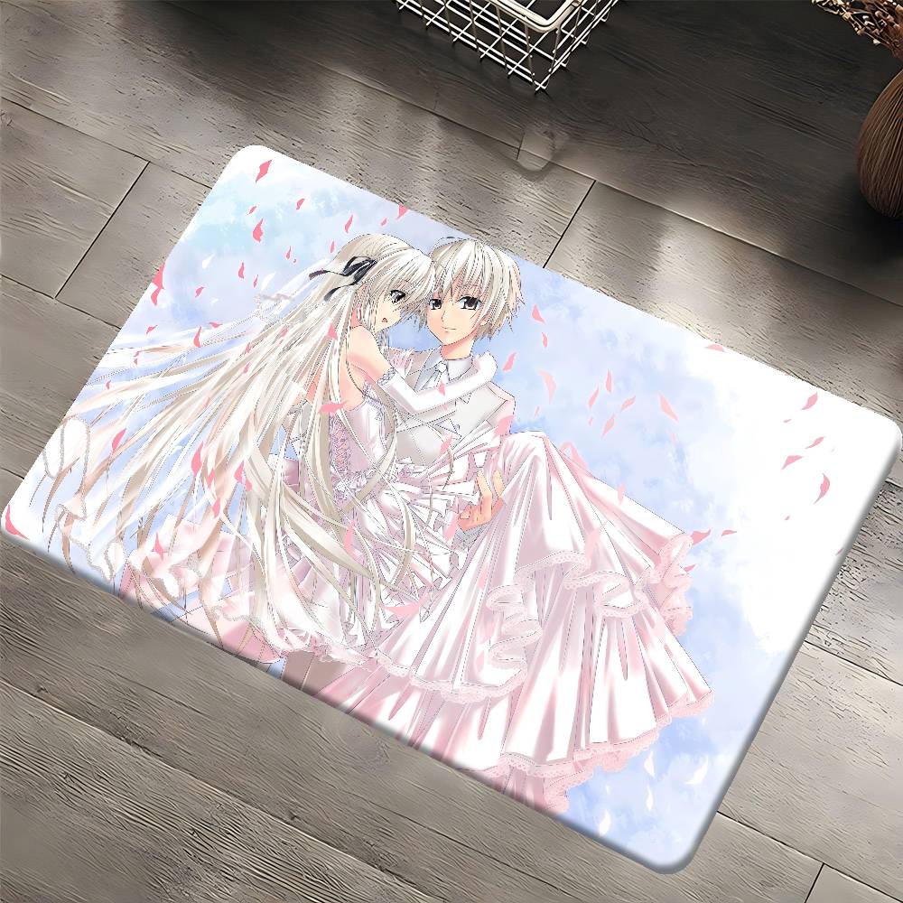

Yosuga No Sora Anmie Room Mats Cheaper Anti-slip Modern Living Room Balcony Printed Welcome Rug 40x60 cm