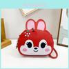 Entzückendes Mini-Münzmäppchen für Kinder Süßes Hasendesign Leicht Und Atmungsaktiv
