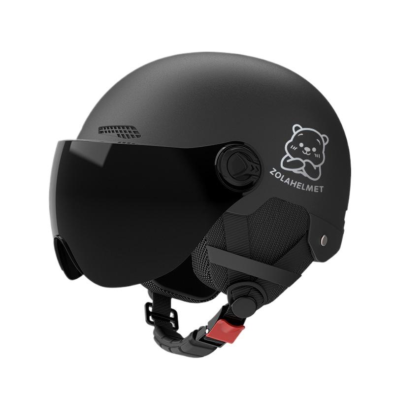 Helmet Electric Car Girl Cute Funny Lightweight Hair Hat Women's Helmet