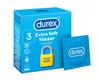 Durex Extra Safe Durable Latex Condoms, 3-Pack, Enhanced Security and Comfort