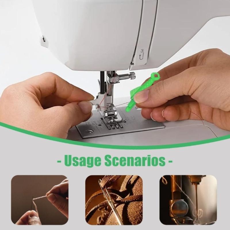 Großer Mehrzweck-Mini-Einfädler Schnelles Nadeleinfädelwerkzeug für Nähmaschinen Bastelprojekte