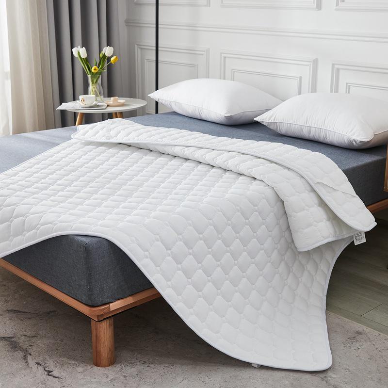 Washable Soft Mattress Pad - Single/Double Sizes for Dorms