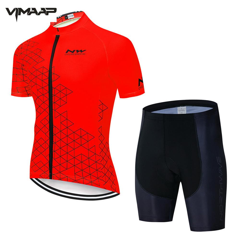 Cross-border NW New Cycling Suit Summer Short-sleeved Top Men's Road Bike Large Size Quick-drying Perspiration Breathable