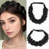 1PC Braid Wig Hair Band Soft Headband Soft Handmade Hair Band Wig Accessories Braid Internet Celebrity Hand Tear Braid Hair Band