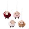 Weihnachts-Lamm Ornament Dekoration Liebliches Wollschaf zum Aufhängen für Zuhause Feiertag