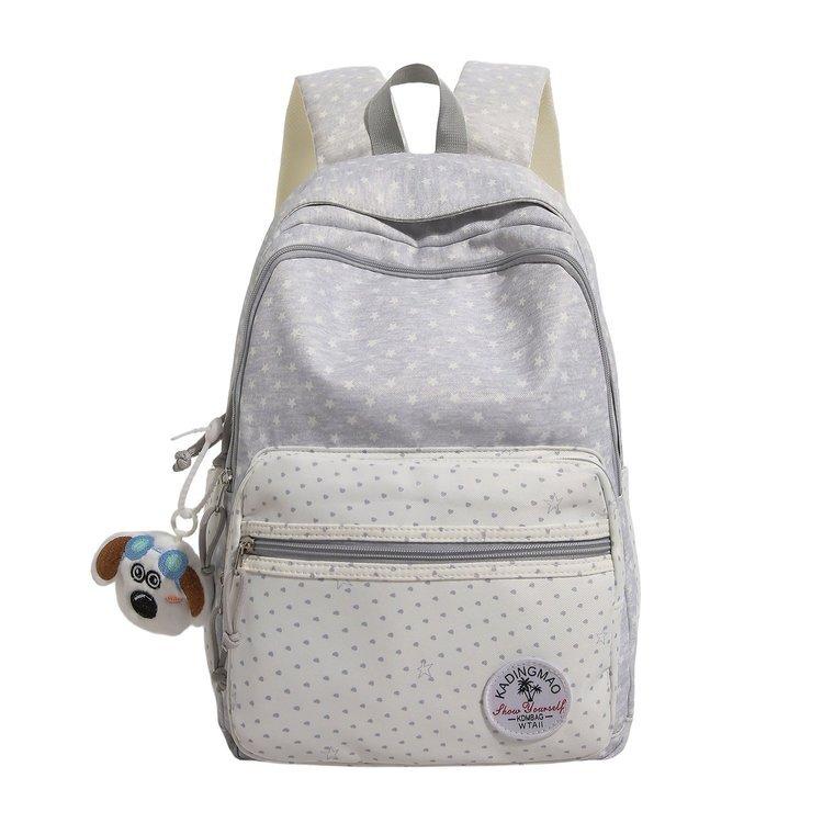 Schoolbag1011 Spring New School Bag Girls' Primary School Korean Edition Large Capacity Contrasting Colors ins Junior High School Student College