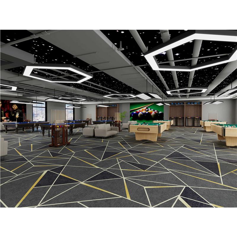 Billiard Hall Nylon Carpet: Waterproof, Fireproof, Full Coverage for Commercial Use