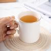 Qianxing Ceramic Gold-Rim White Mug