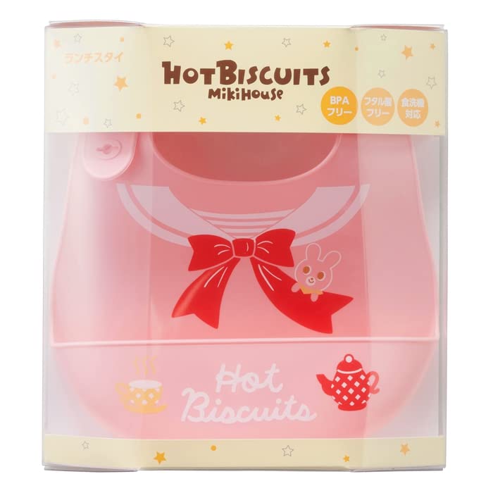 HOT Lunch Bib Pink [MIKIHOUSE BISCUITS] 70-2979-570