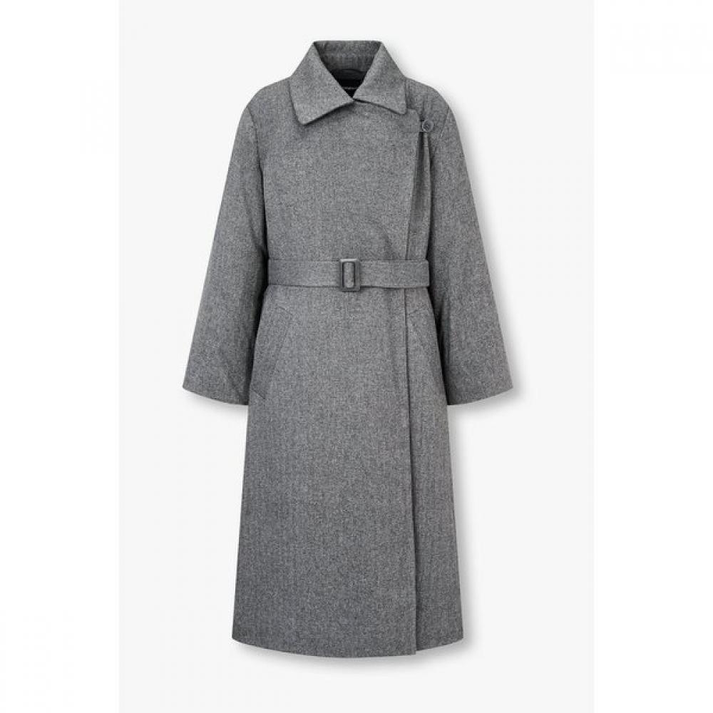

Emporio Armani Women S Off Center cloSer Belted Padding Coat A525308519 38